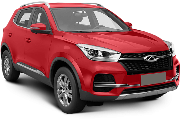 Chery Tiggo 4 в цвете красный