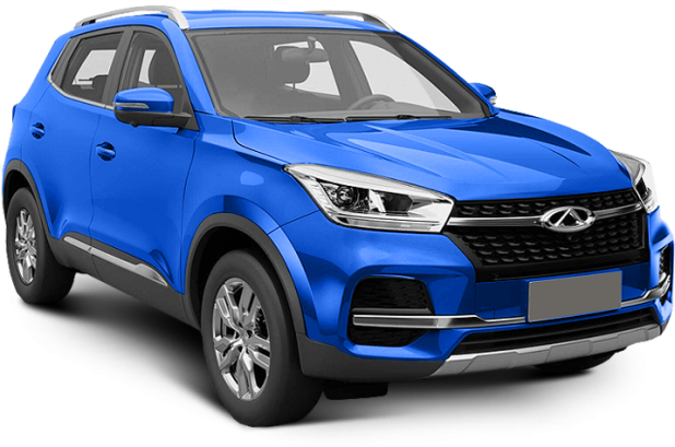 Chery Tiggo 4 в цвете синий