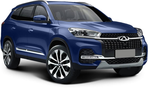 Chery Tiggo 8 в цвете глубокий синий